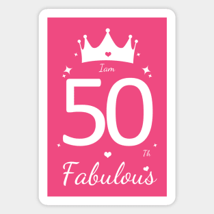 50th birthday Magnet